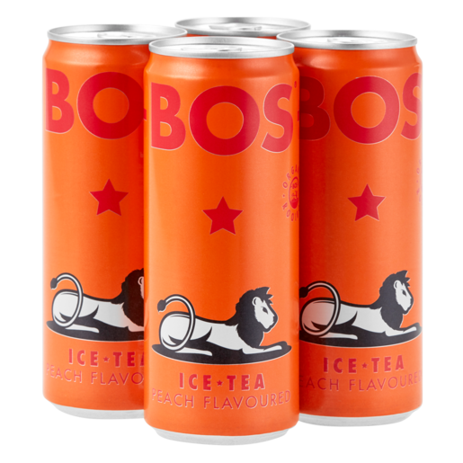 BOS Ice Tea Peach - Pack of 4