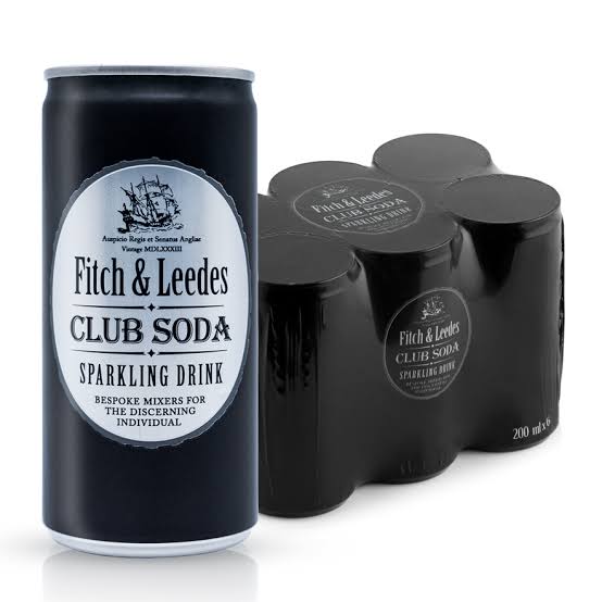 Fitch & Leeds Club Soda 6 x 200ml