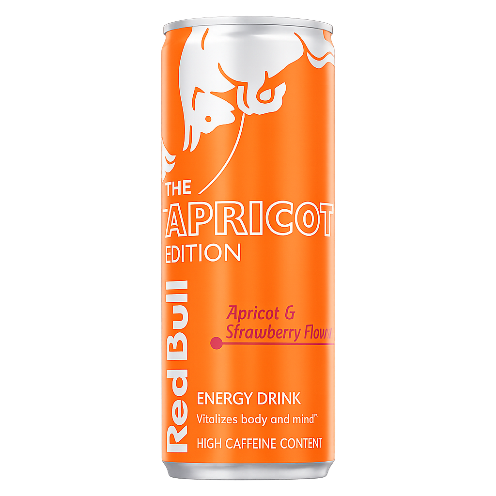 Red Bull Apricot & Strawberry Energy Drink 250ml can