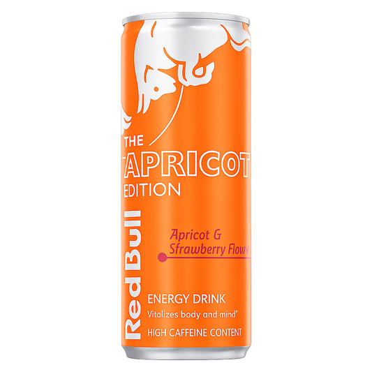 Red Bull Apricot & Strawberry Energy Drink 250ml can
